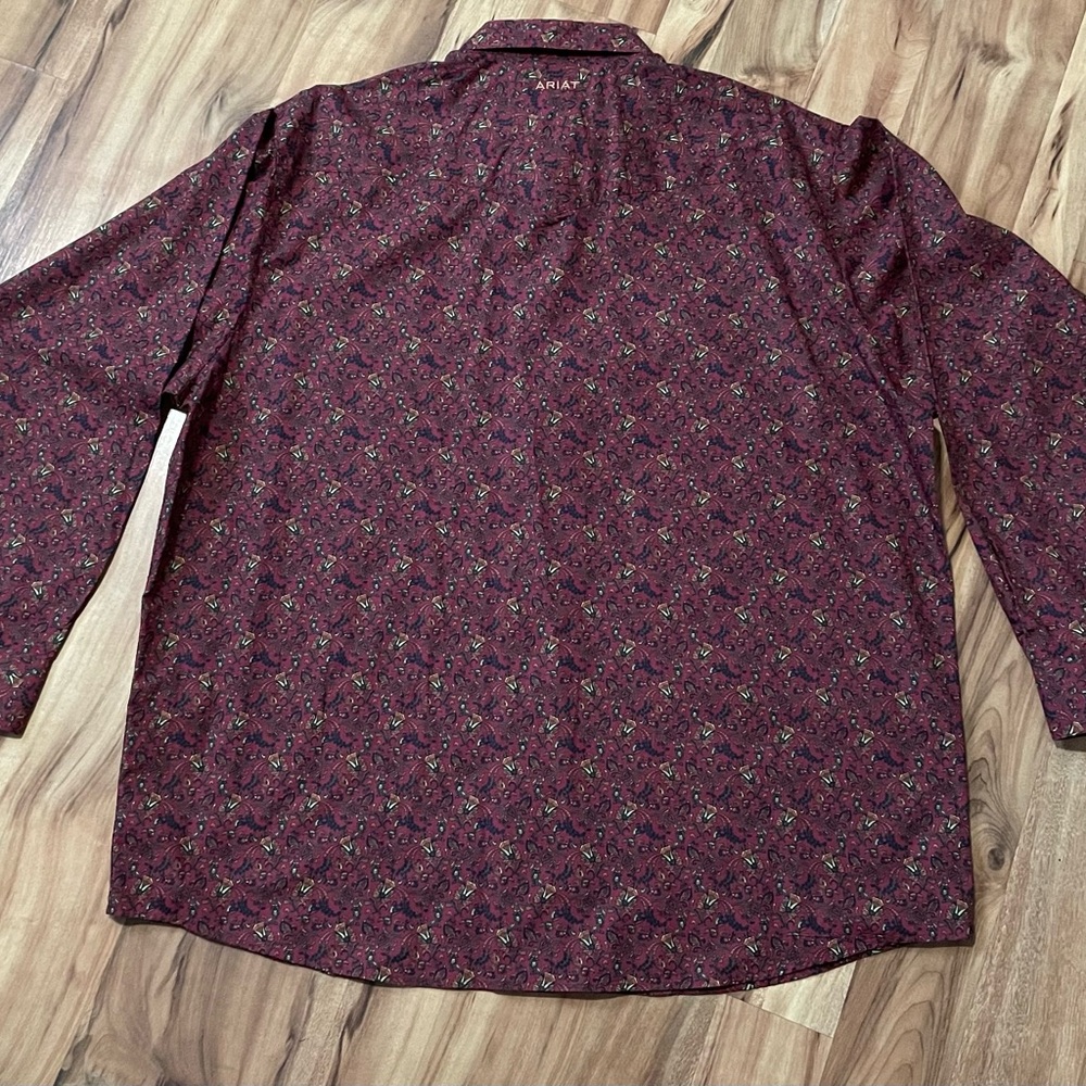 Ariat Men's Samson Snap Long Sleeve Western Shirt Sz XXL - Picture 5 of 9
